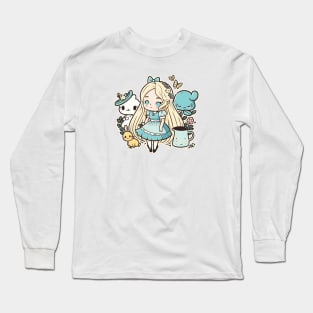 cute alice in wonderland Long Sleeve T-Shirt